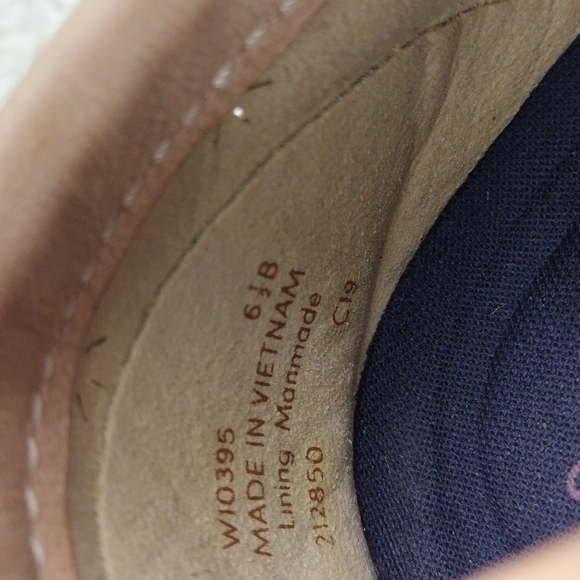 Cole Haan Studio Grand Peach Blush Perforated Nubuck Slip On Sneaker Loafer Shoe - Picture 10 of 16